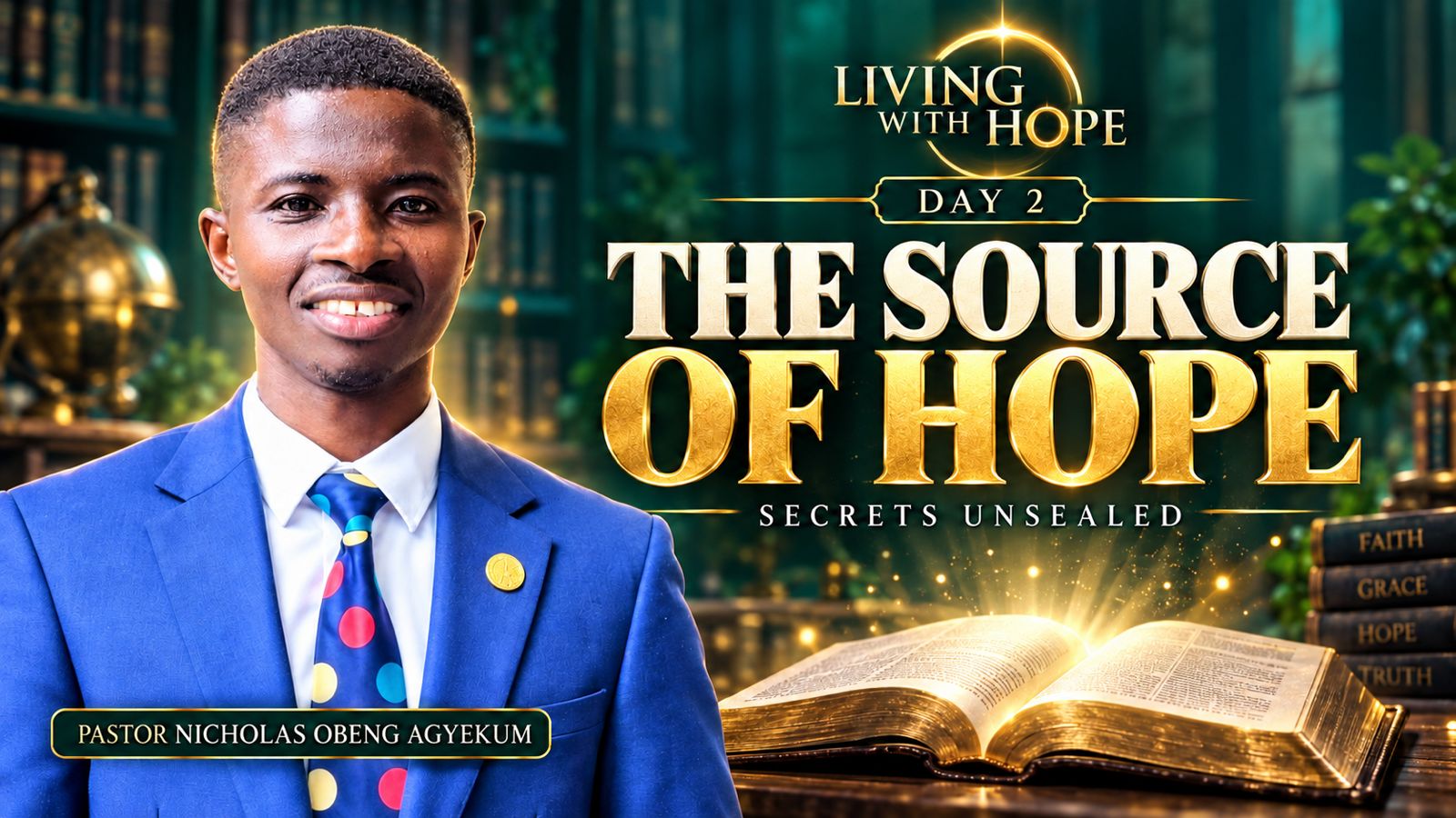 Day 2 — The Source of Hope: Secrets unsealed